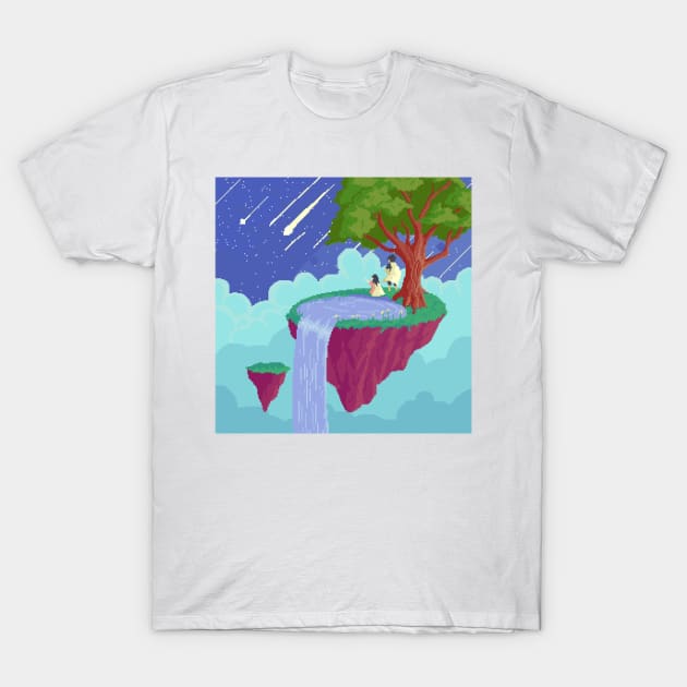 Stargazing T-Shirt by animaperio pixel retro